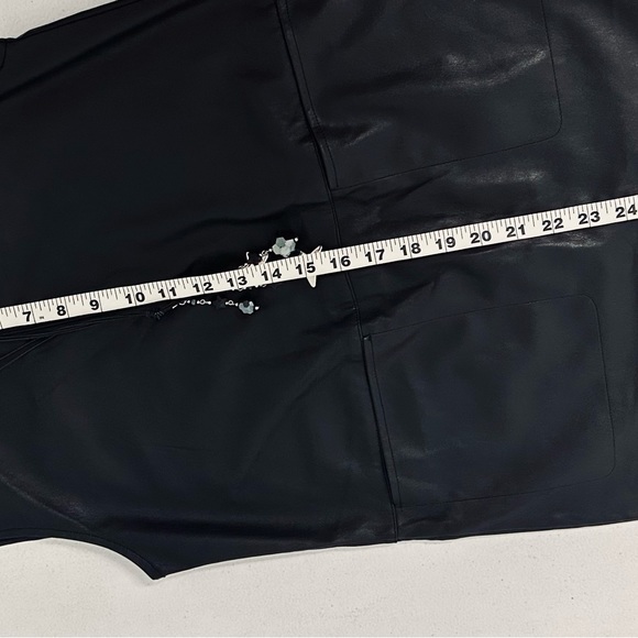 Pleather black dress Zara brand. Size small. - Picture 4 of 10